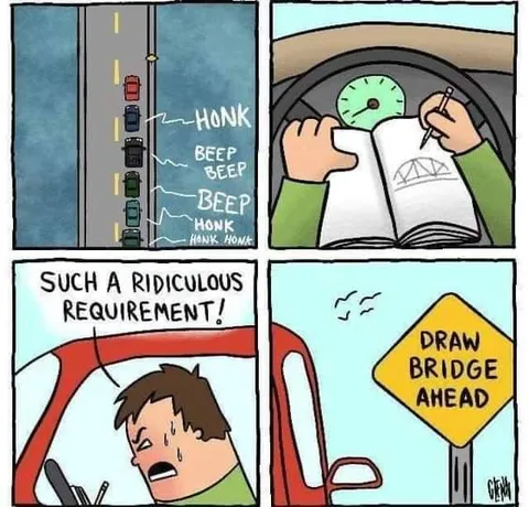 Draw Bridge Ahead