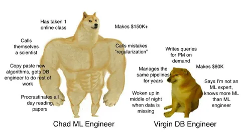Chad ML Engineer vs Virgin DB Engineer
