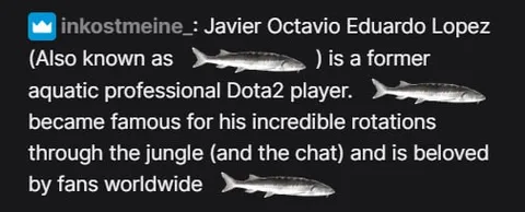 Aquatic Professional Dota2 Player