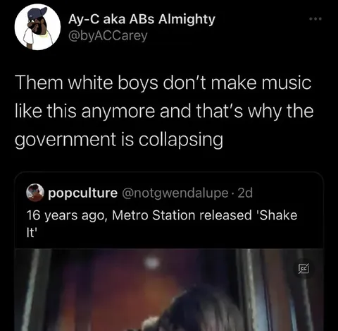 Metro Station Shake It Nostalgia