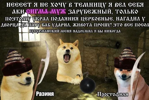 Шиба в средневековой темнице