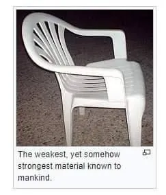 The Weakest Yet Strongest Chair