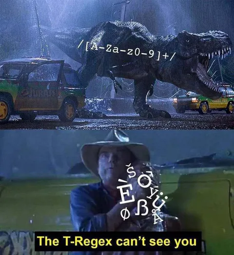 The T-Rex Can't See You