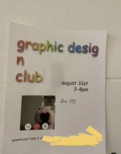 Graphic Design Club Flyer