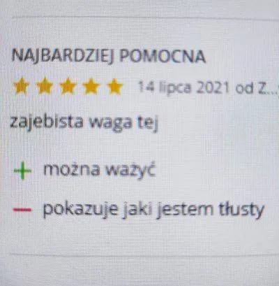Waga pokazuje prawdę
