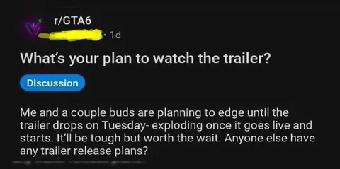 GTA 6 Trailer Waiting Plans