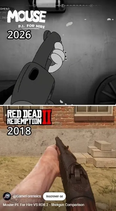 Mouse P.I. Versus Red Dead Redemption II