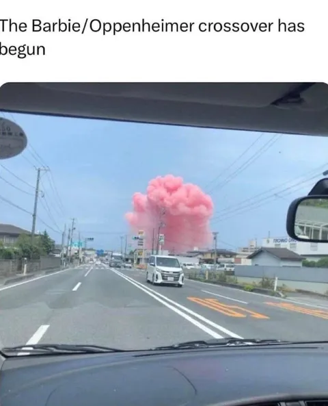 Barbie Oppenheimer Crossover Begins