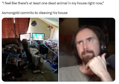 Asmongold Finds a Dead Animal