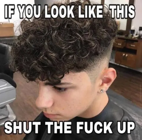 Curly Hair Shut Up