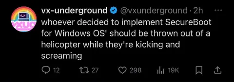 SecureBoot Helicopter Punishment