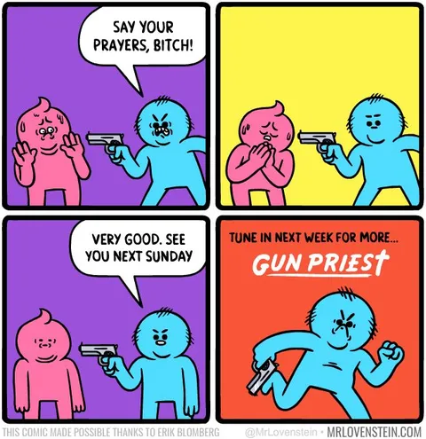 Gun Priest Sunday Sermon