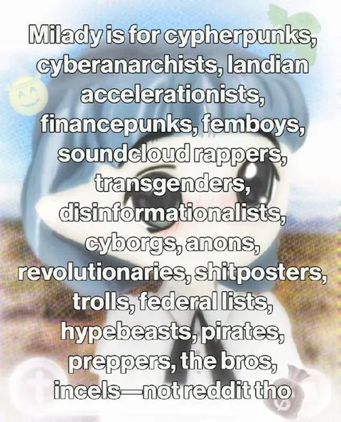Milady Is for Cypherpunks