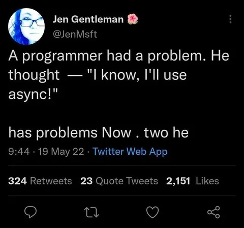 Async Creates Two Problems
