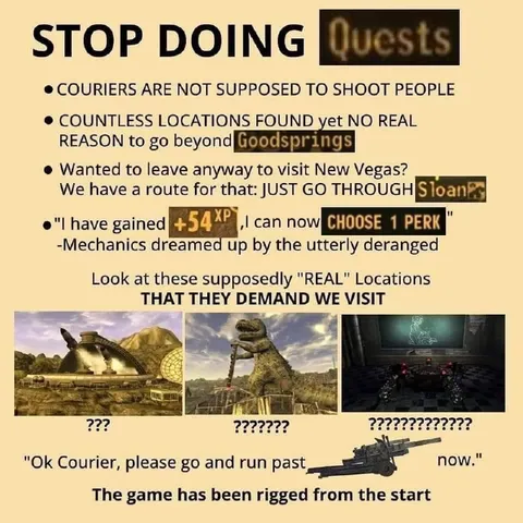 Stop Doing Quests in New Vegas