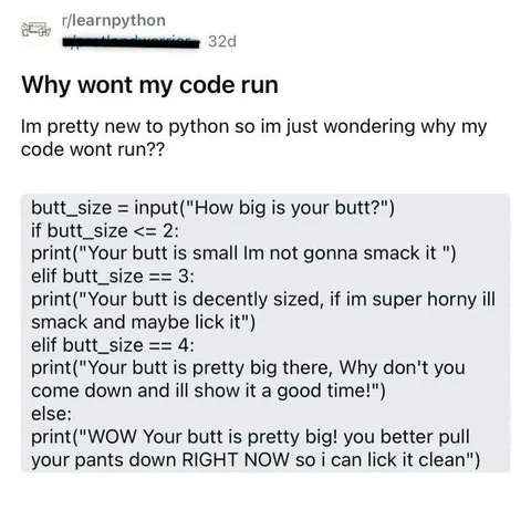 Why Won't My Code Run