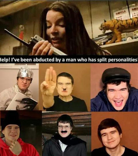 Man With Split Personalities