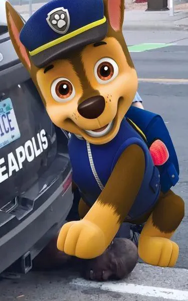 Chase by the Police Car