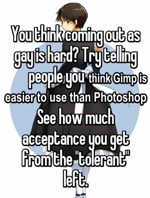 Coming Out as a GIMP User