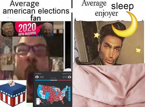 Average Elections Fan vs Sleep Enjoyer
