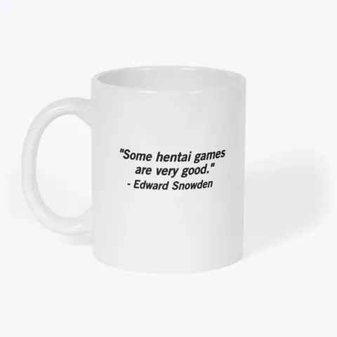 Edward Snowden Hentai Quote Mug