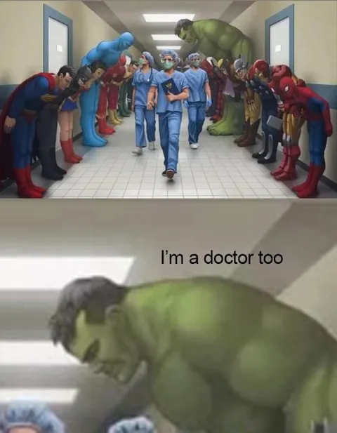 Hulk Is a Doctor Too