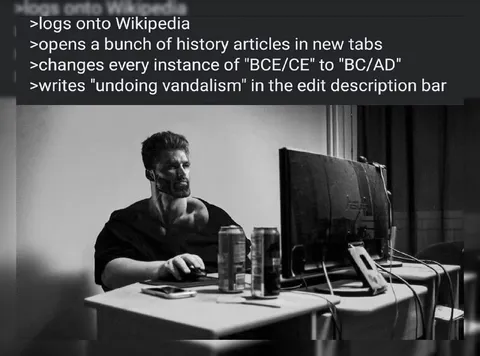 Wikipedia History Article Vandalism