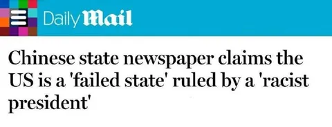 Chinese Newspaper Calls US a Failed State