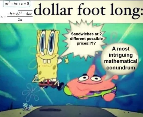 Dollar Foot Long Mathematical Conundrum