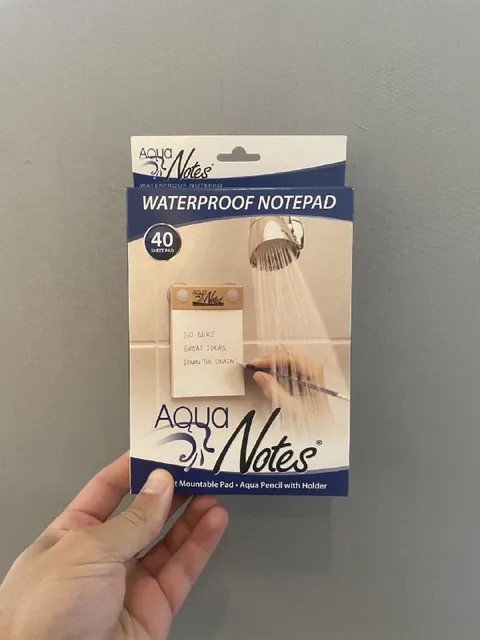 Waterproof Shower Notepad