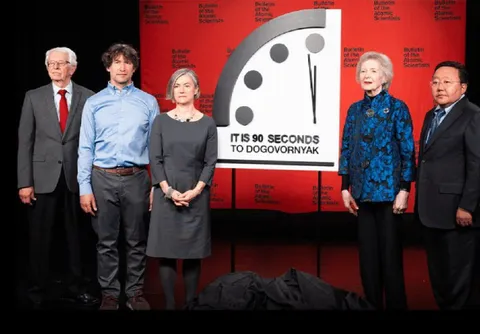 Doomsday Clock at 90 Seconds