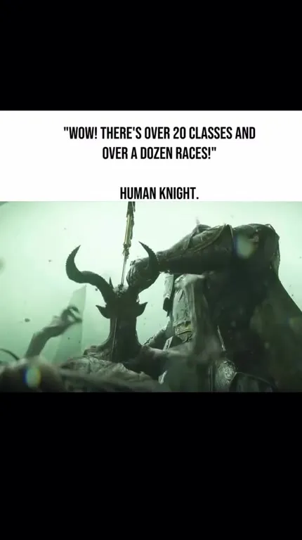 Human Knight Faces Twenty Classes