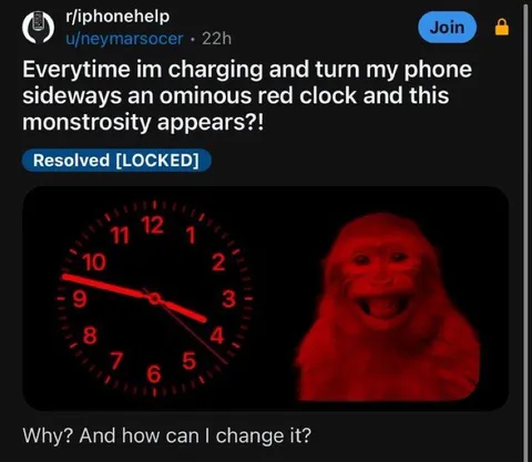 Ominous Red Clock Appears