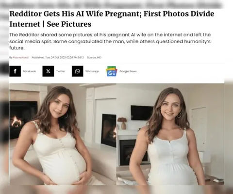 Redditor's AI Wife Pregnant