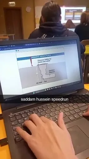 Saddam Hussein Hiding Place Speedrun