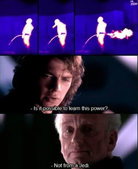Not From a Jedi
