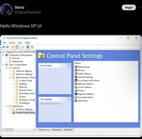 Hello Windows XP UI