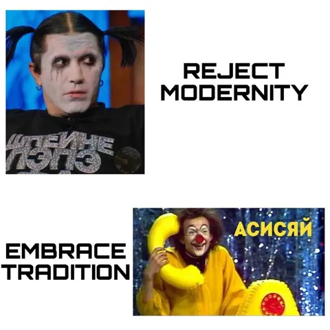 Reject Modernity Embrace Tradition