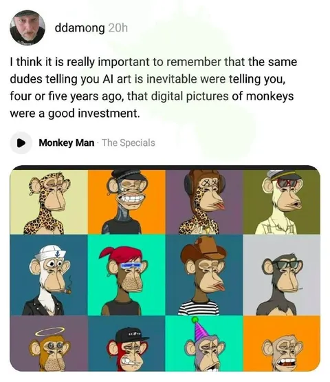 AI Art Is the New Monkey JPEG