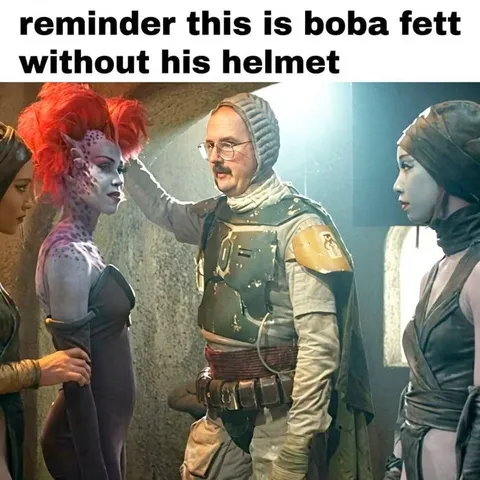 Boba Fett Without His Helmet