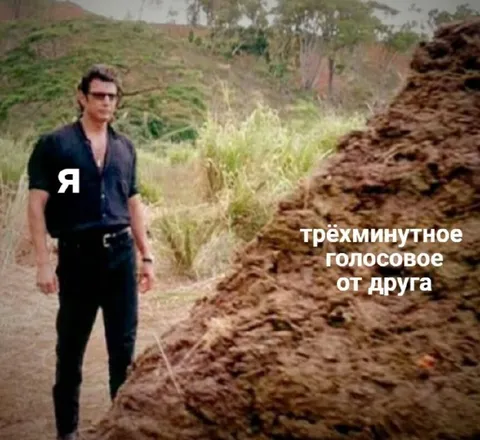 Я и трёхминутное голосовое