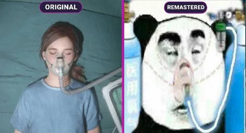 Original vs Remastered Oxygen Meme