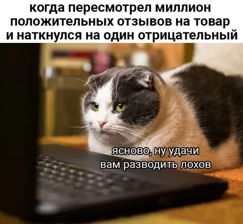 Миллион отзывов и один отрицательный
