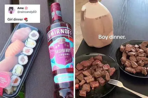 Girl Dinner vs Boy Dinner
