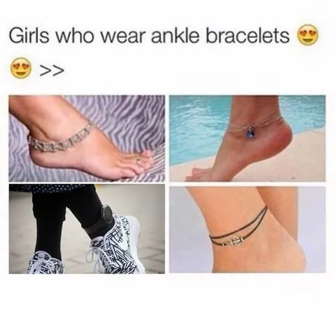 Girls Who Wear Ankle Bracelets