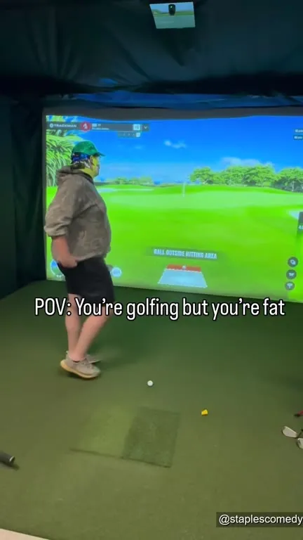 Fat Golfer Simulator Struggle