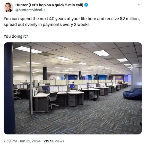 Forty Years in the Empty Office