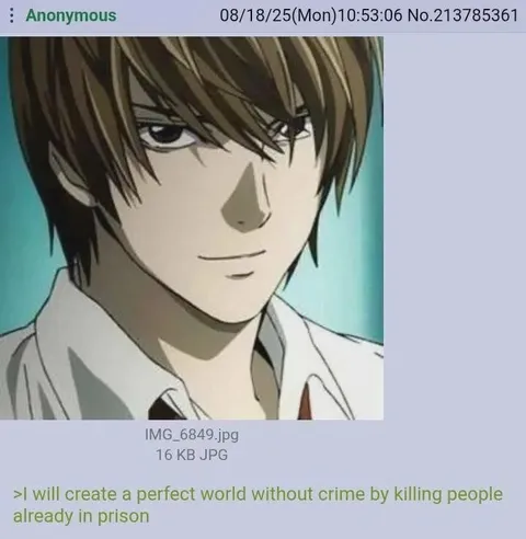 Light Yagami's Perfect World