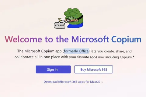 Welcome to Microsoft Copium