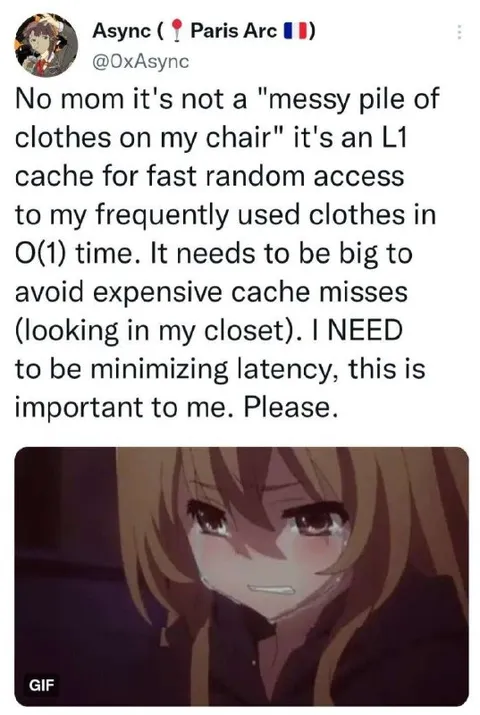 Clothes Chair L1 Cache